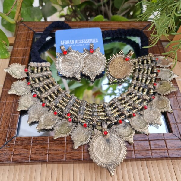 Vintage coin necklace set