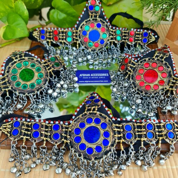 Ethnic afghan round mathapatti