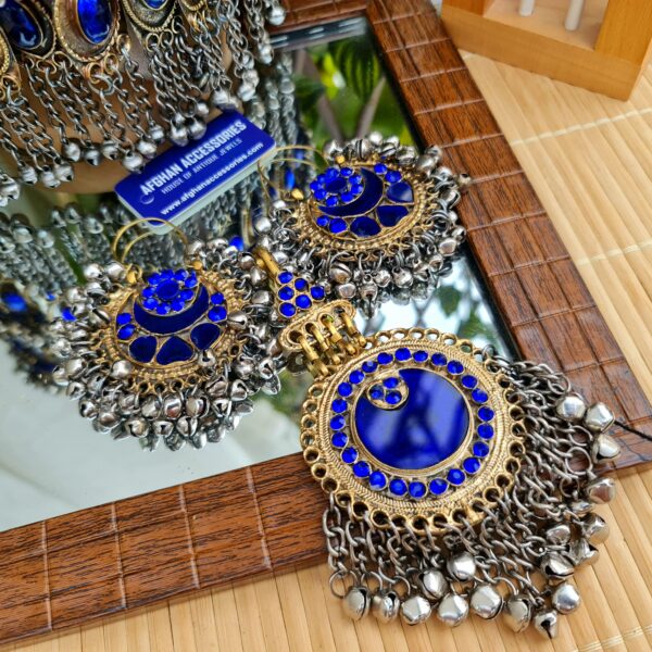Vintage tika chandbali set