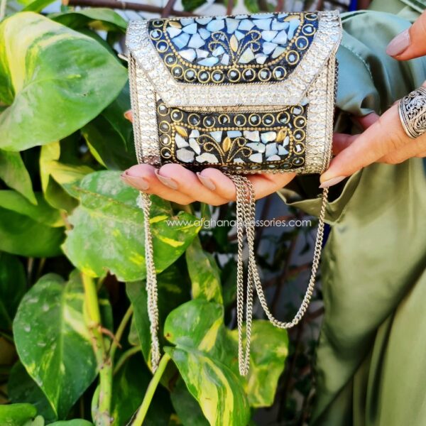 Mini mosaic box clutches/ bags