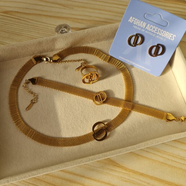 stainless steel necklace set