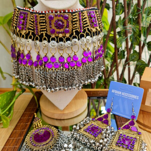 Ethnic afgan heavy " ghuncha"  chokar set