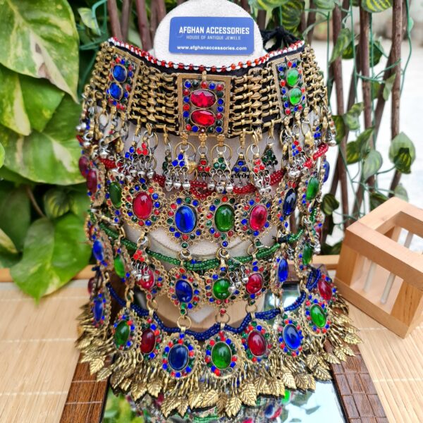 Vintage handcrafted Ethnic afghan MALIKA chokar