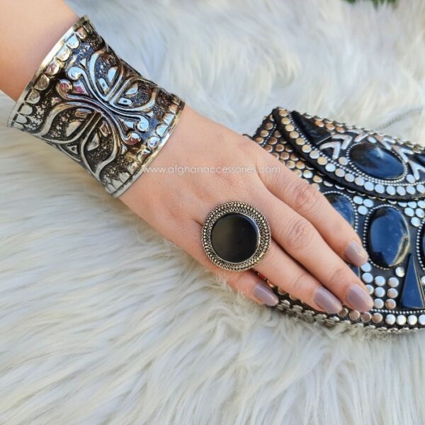 Antiue afghan handcrafted stone ring
