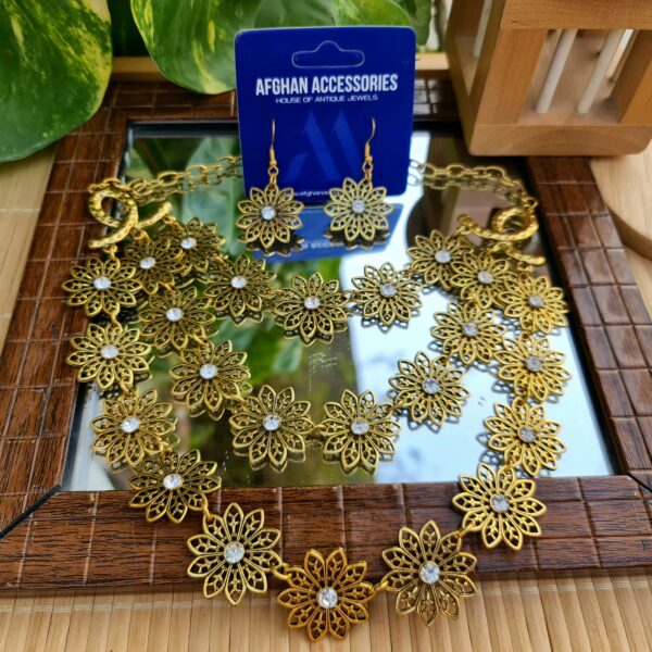 Antique oxidized 3layerd mala set