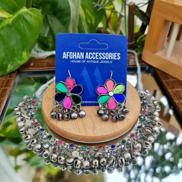 Antique oxidized chokar set