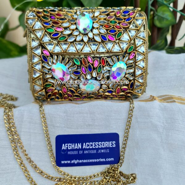 Kundan bridal clutch /bag