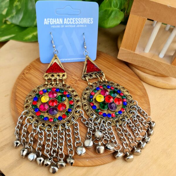 Vintage heavy afghan earing