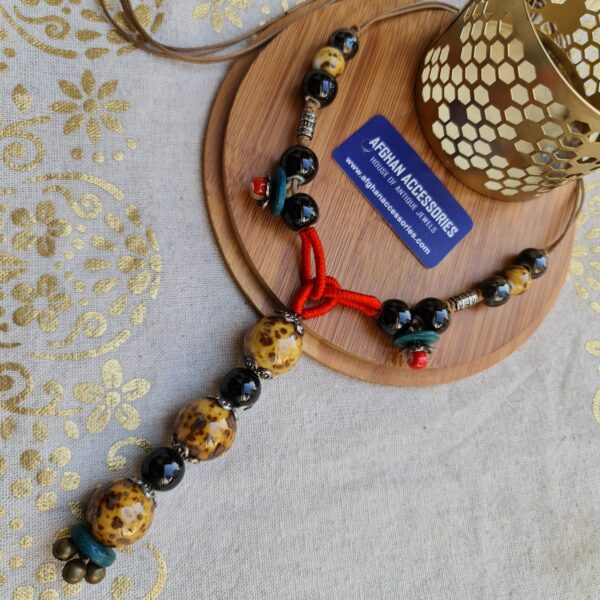 Antique boho mala