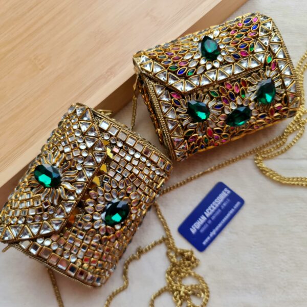 Kundan bridal clutch /bag