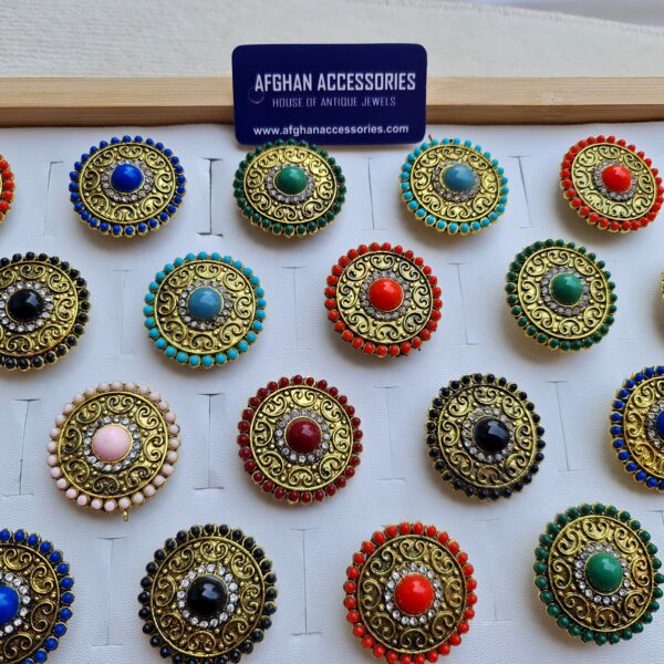 Antique gold round ring