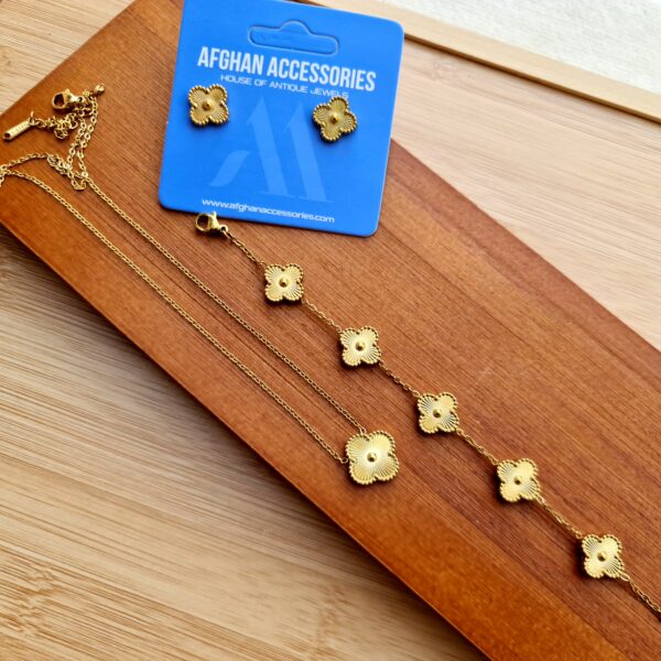 Premium high quality stainless steel set with bracelete