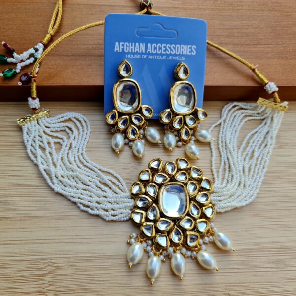 Polki kundan chokar set