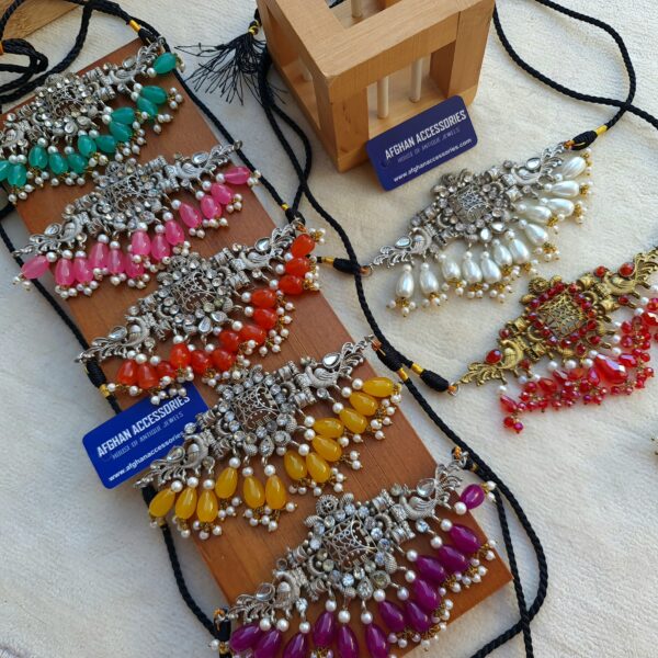 Antique peacock chokar