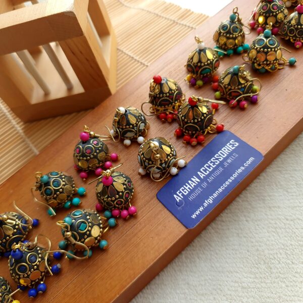 Antique nipali mosaic earing