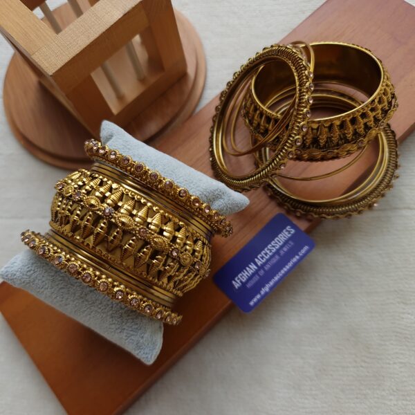 Antique jaypori bangles set