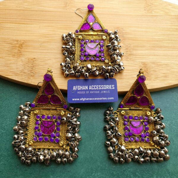 Ethnic vintage chorus jhoomer with earings