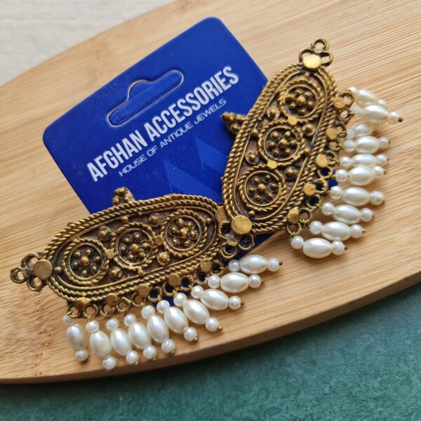 Vintage handcrafted gohar studs