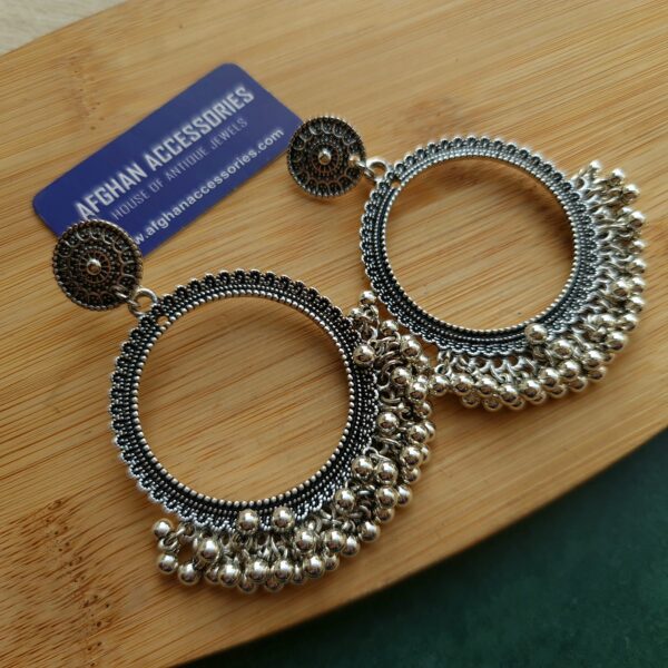 Antique oxidized philgari earings