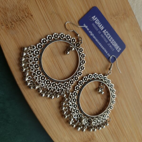 Antique oxidized philgiri earings