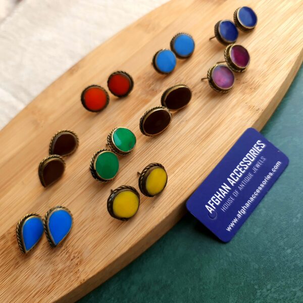 Antique handcrafted studs