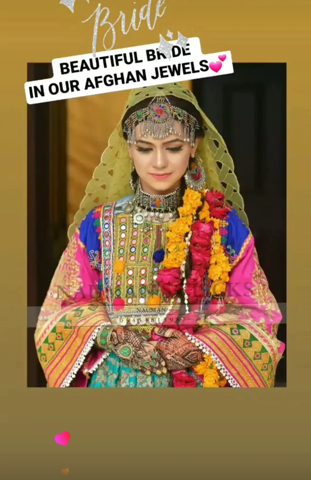 Customer wearing Afghan Accessories
