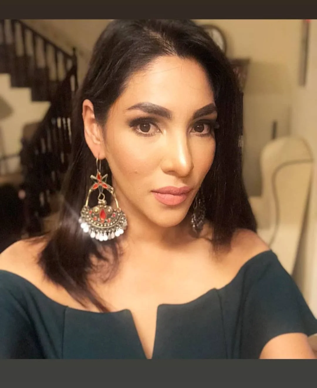 Customer wearing Afghan Accessories