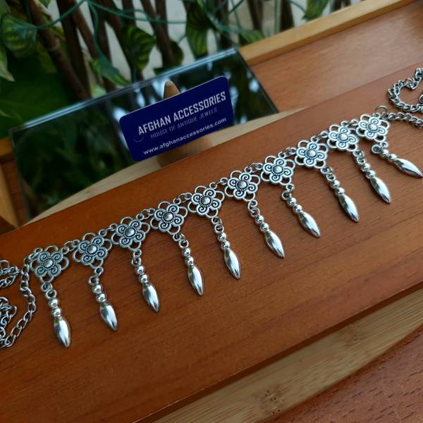 Antique oxidized boho mathapatti
