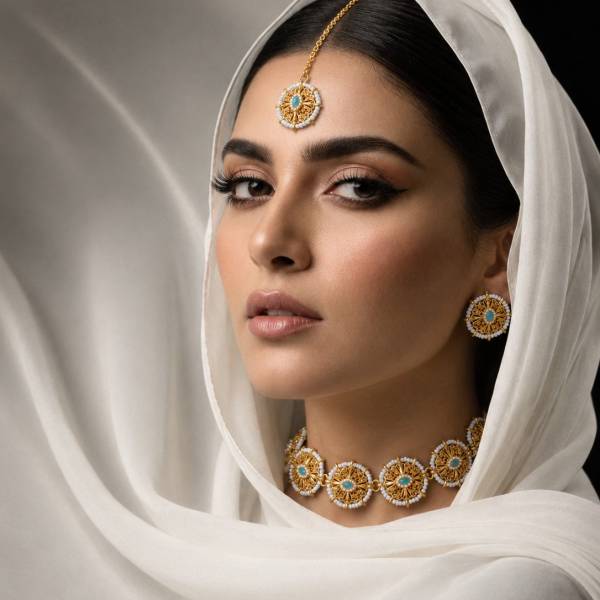 Pearl ferozah chokar set