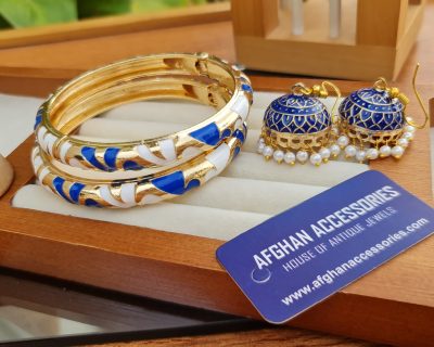 Jaypori Meenakari Jhumka Bangle Deal with Colorful Traditional Detailing